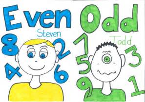 Even Steven And Odd Todd Printable